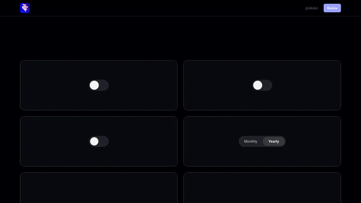 Exploration 2 — Toggle Switches