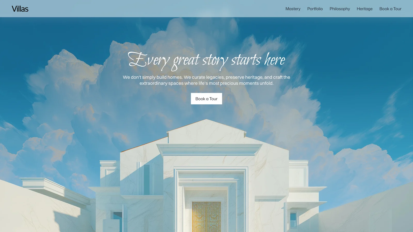 Mansions website